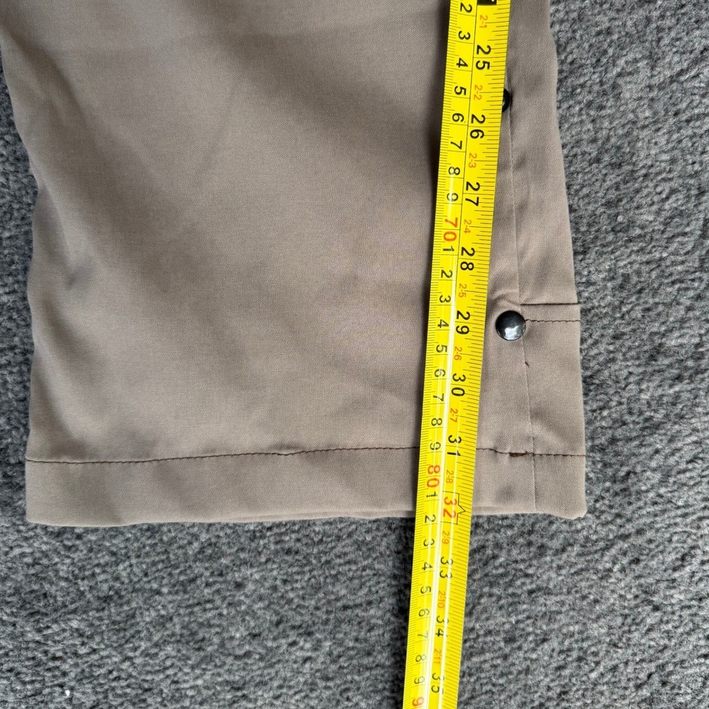 Wrangler Mens Outdoor Performance Hiking Pants Tan‎ Khaki Stretch Snap Hem 38x32 - Picture 8 of 11